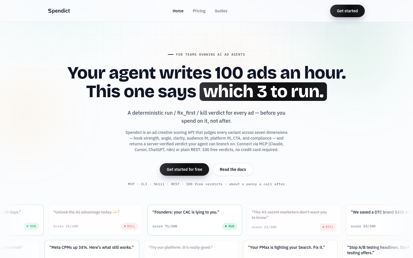 Captured Homepage / Lander