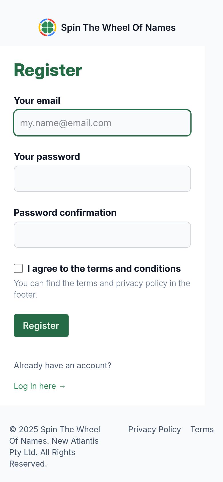 Register