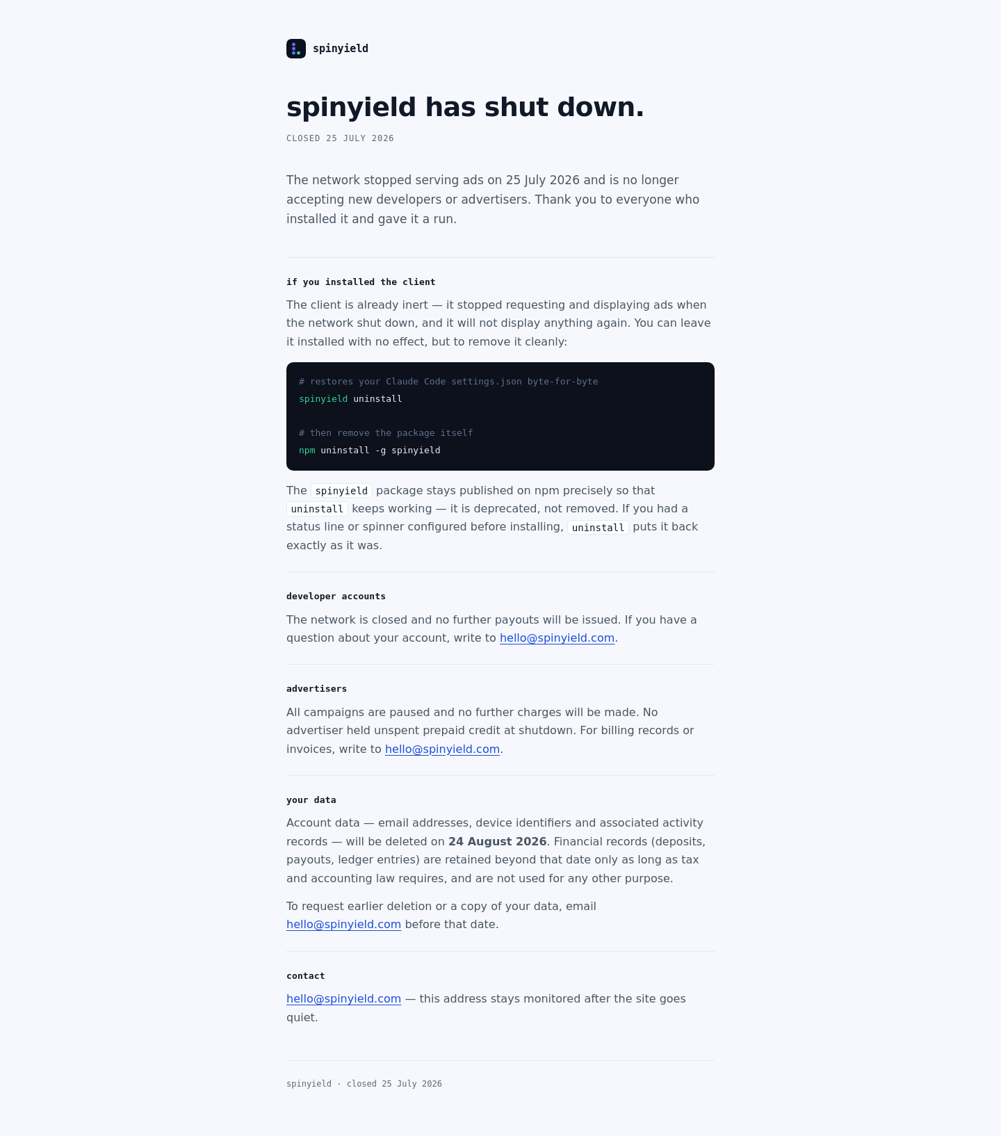 spinyield.com —