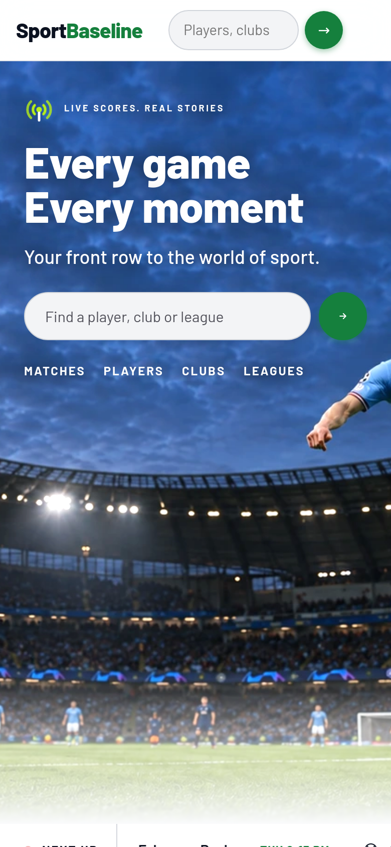 Homepage / Lander