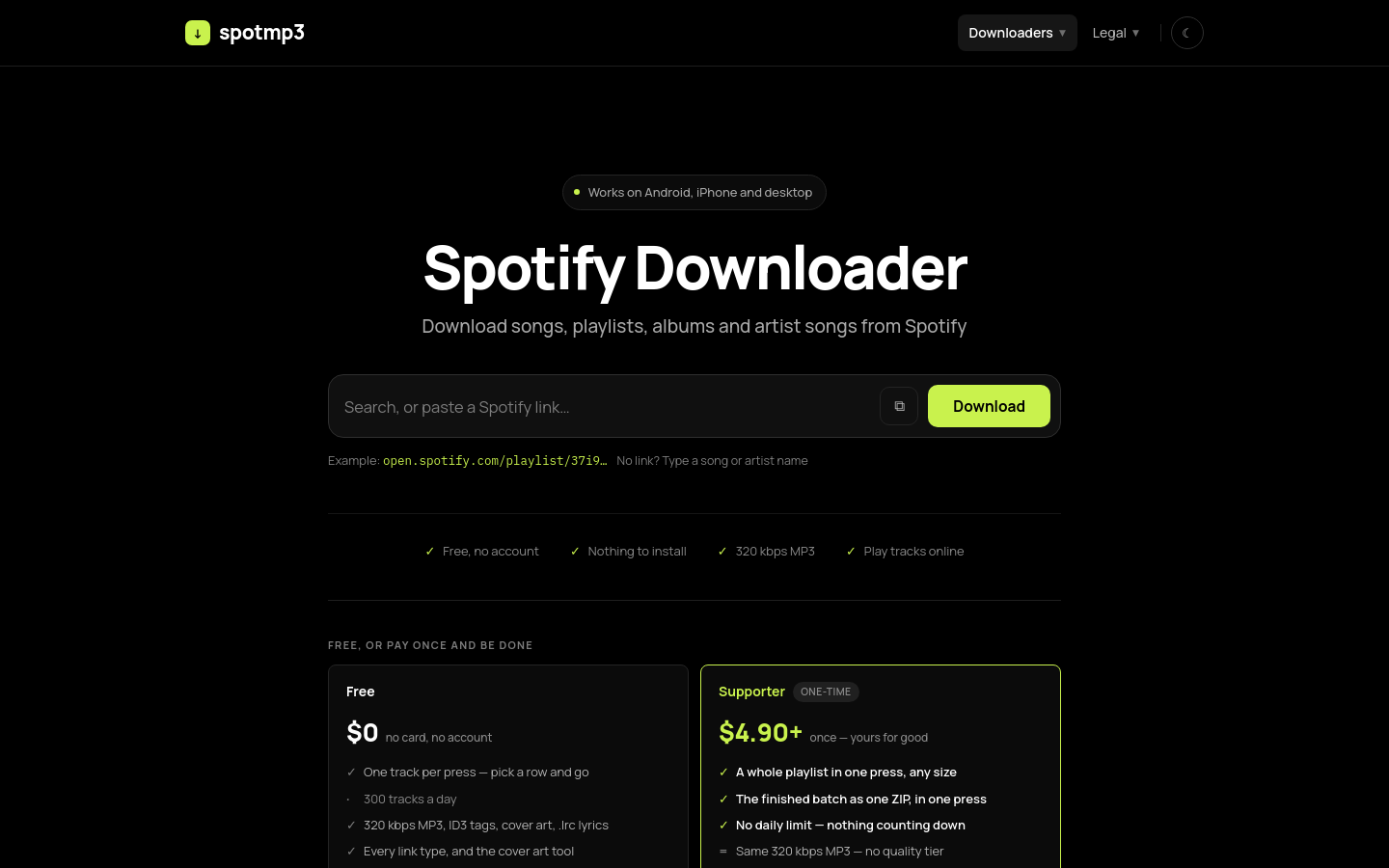 Captured Homepage / Lander