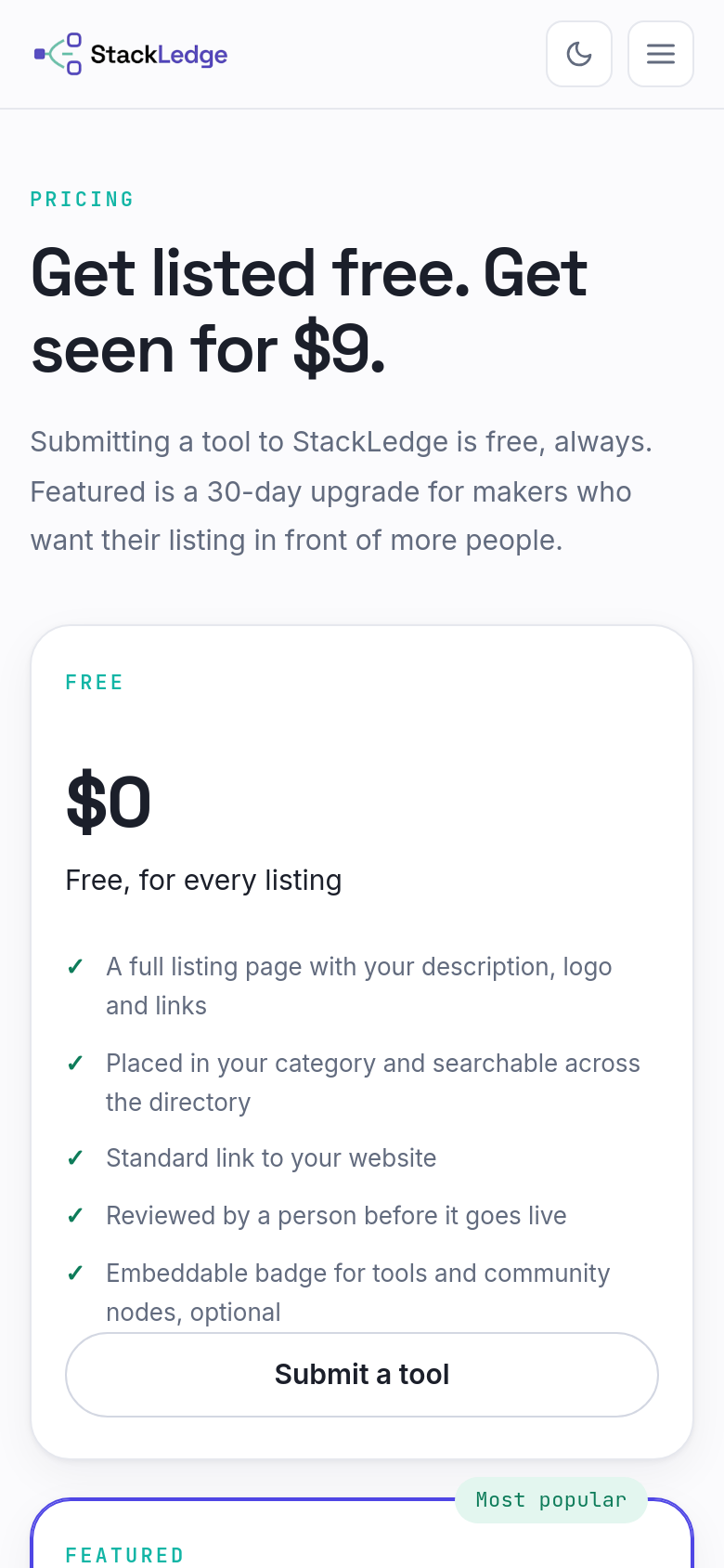 Pricing