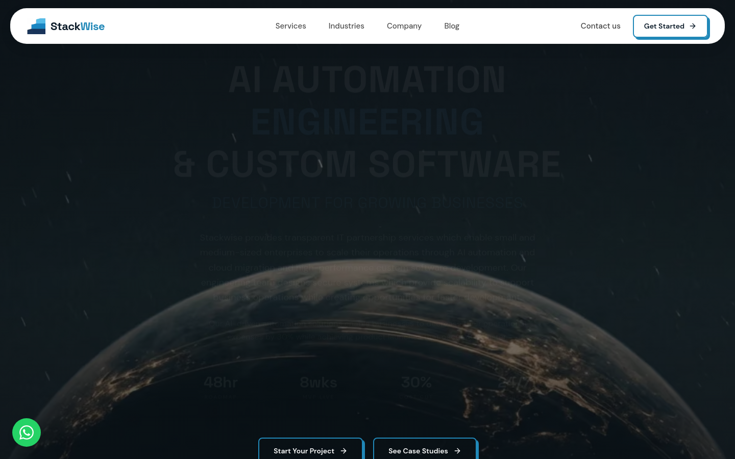 Captured Homepage / Lander