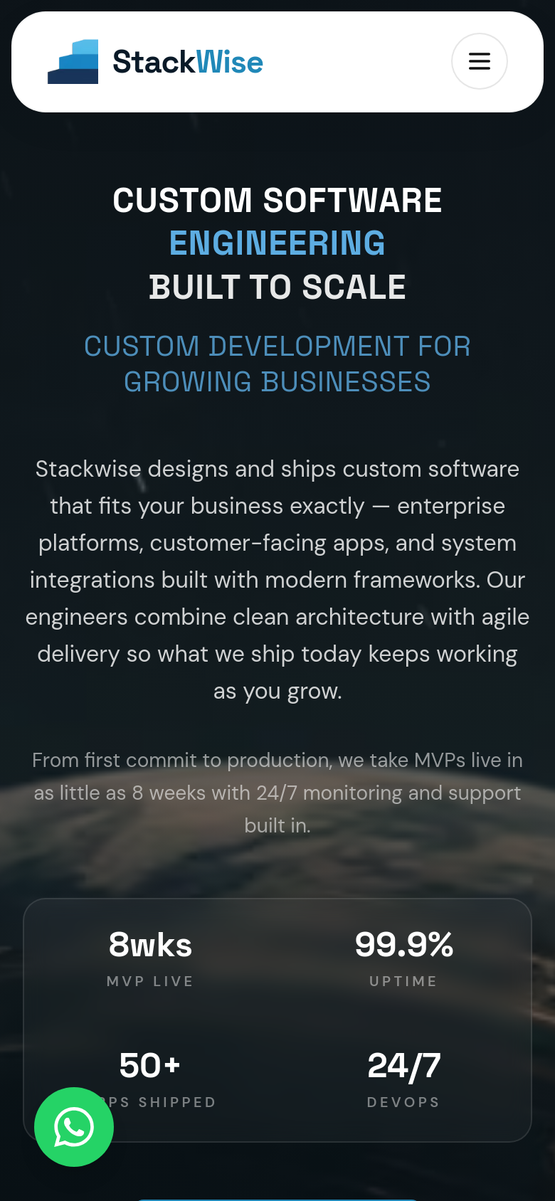 Homepage / Lander