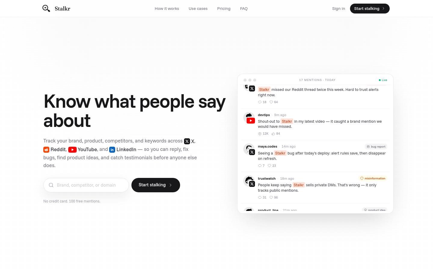 Captured Homepage / Lander