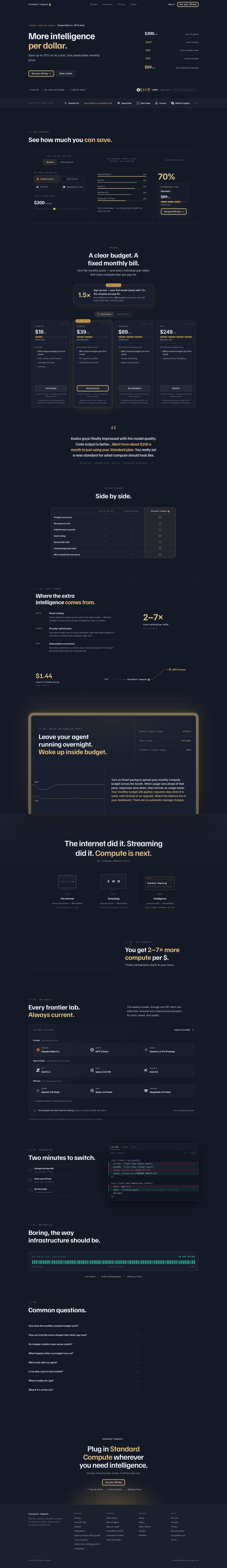 standardcompute.com — The Pricing Page