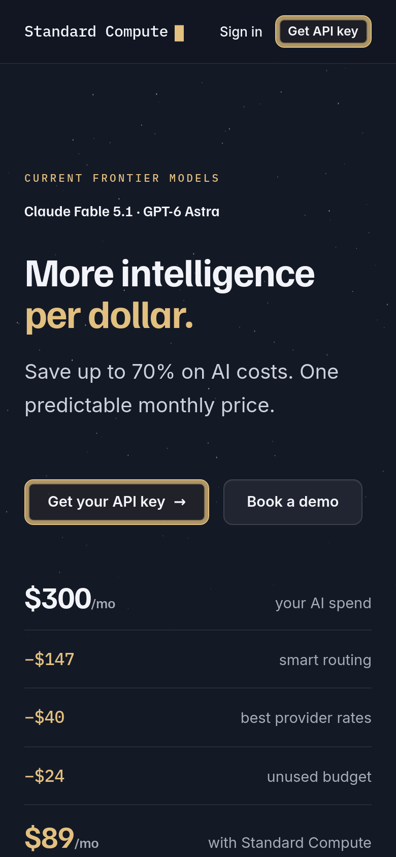 Homepage / Lander
