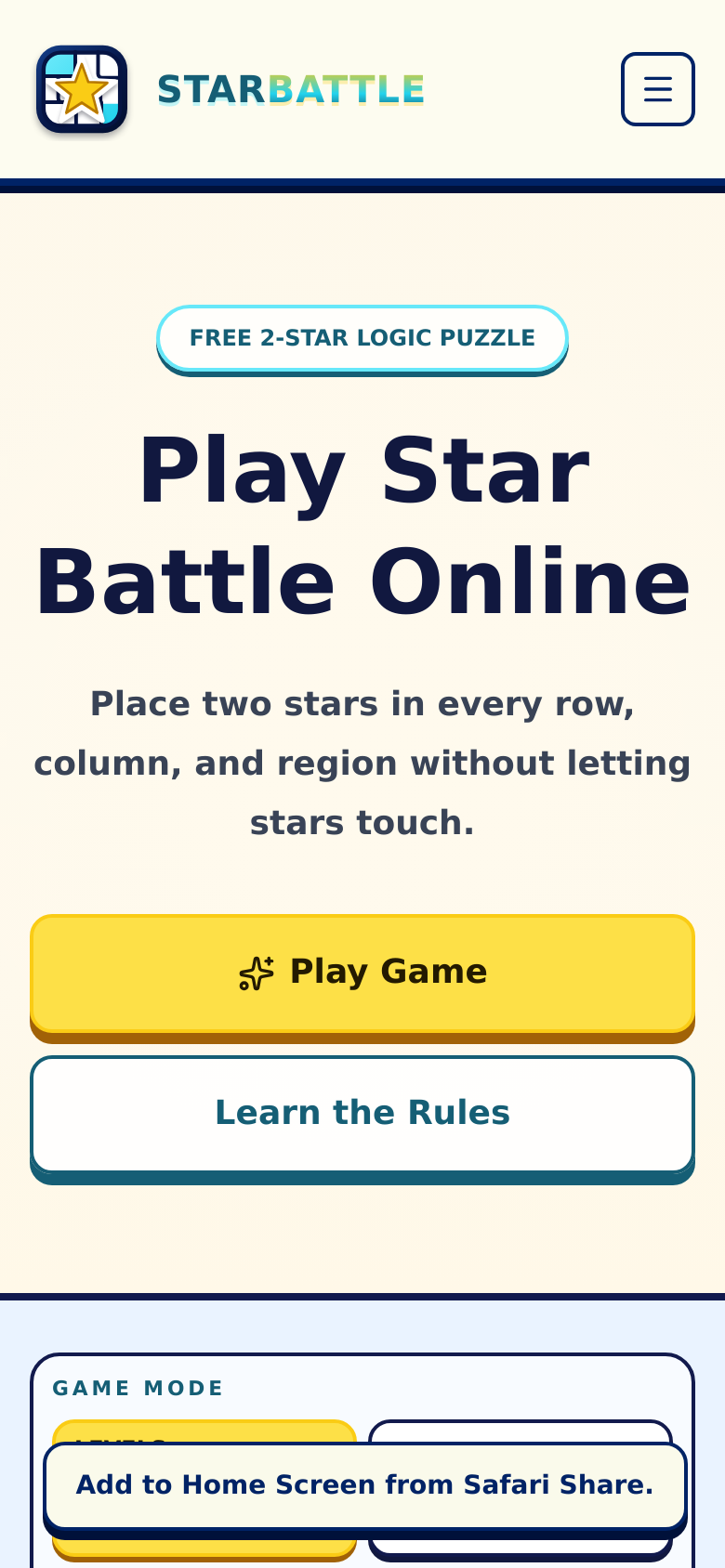 Homepage / Lander