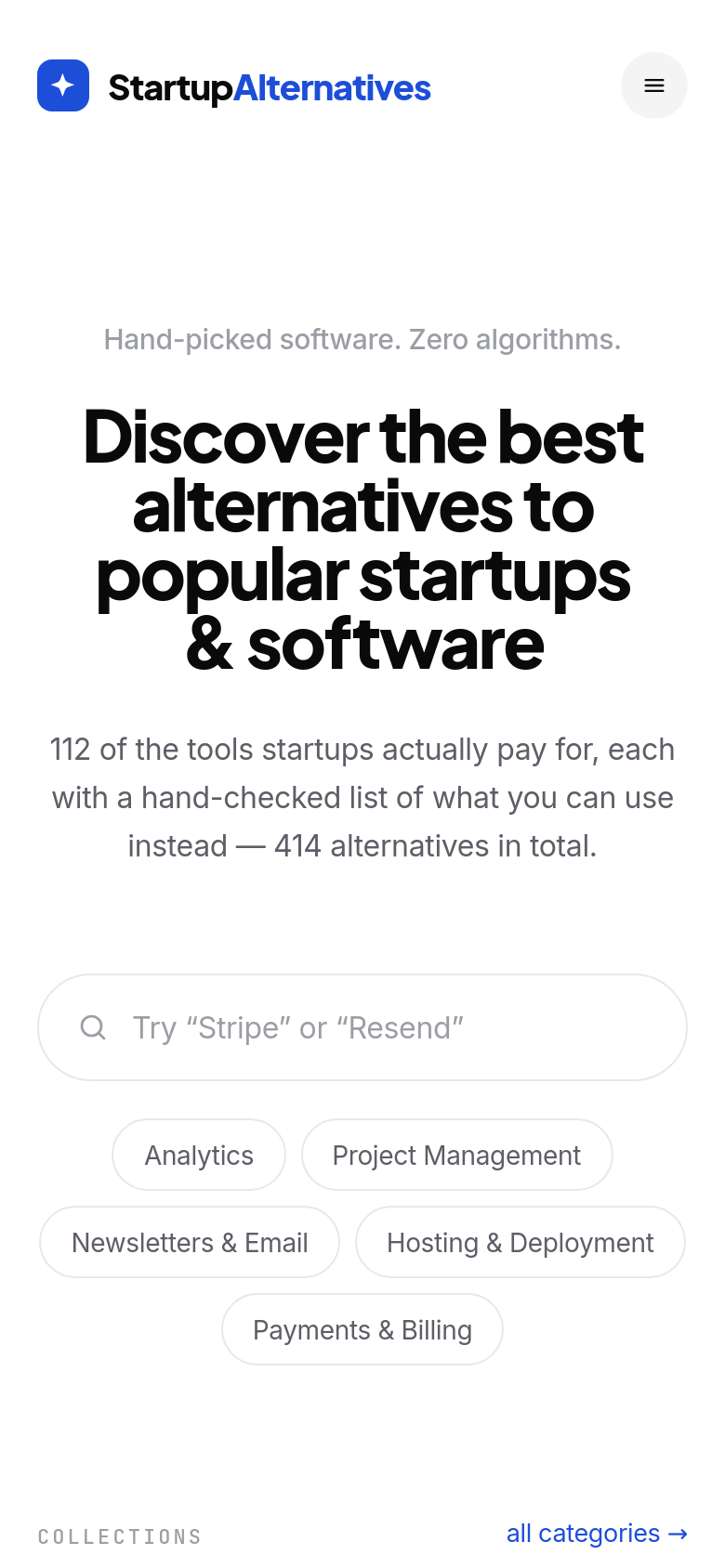 Homepage / Lander