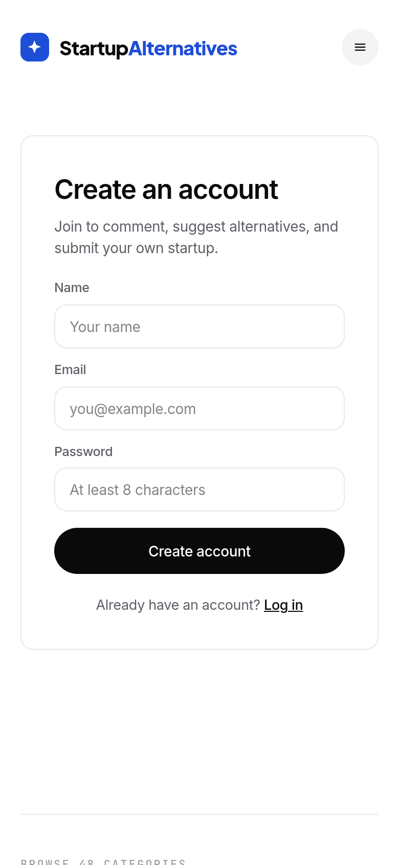Signup