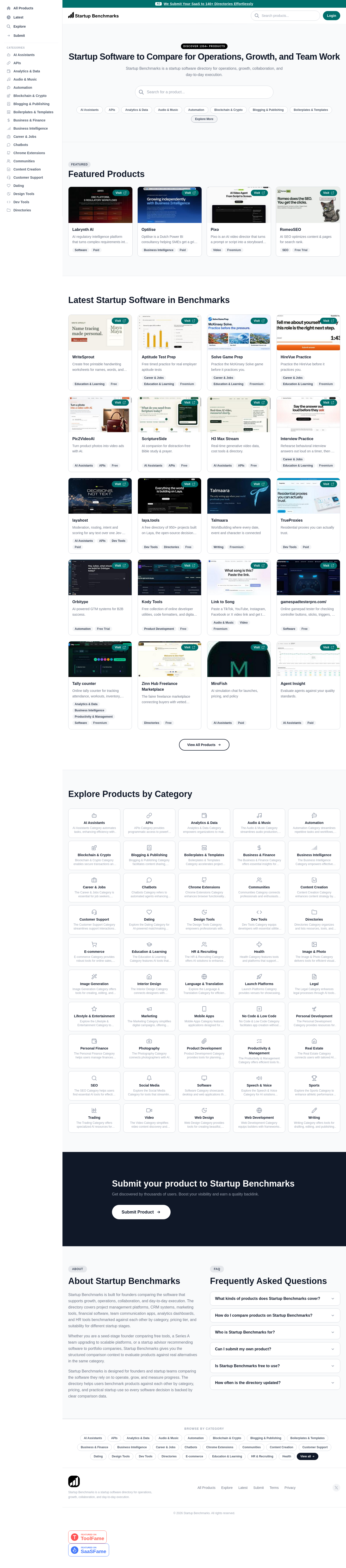 startupbenchmarks.com — 
