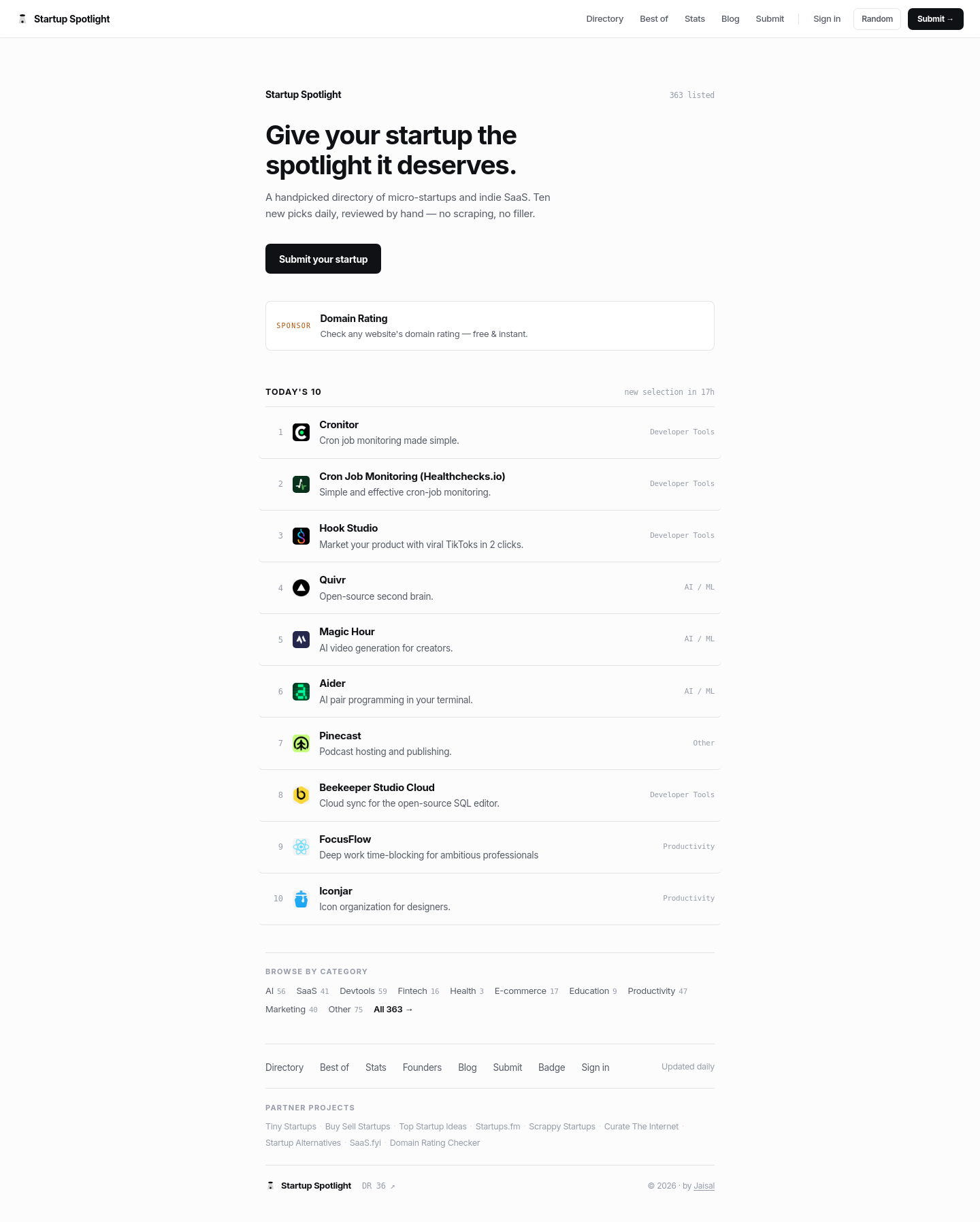 startupspotlight.co — 