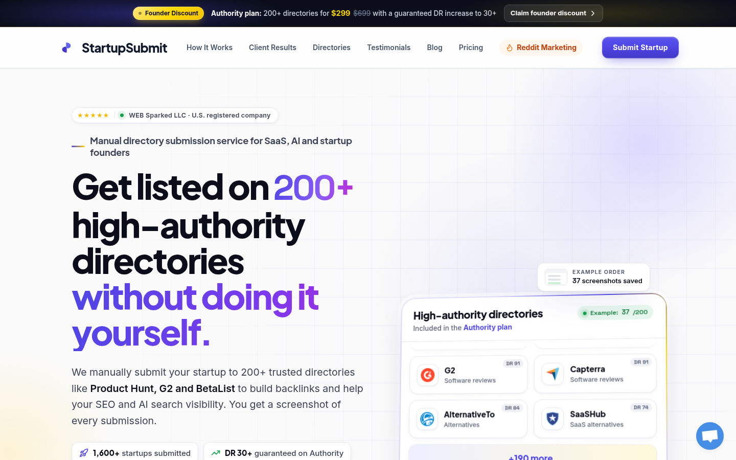 startupsubmit.app capture