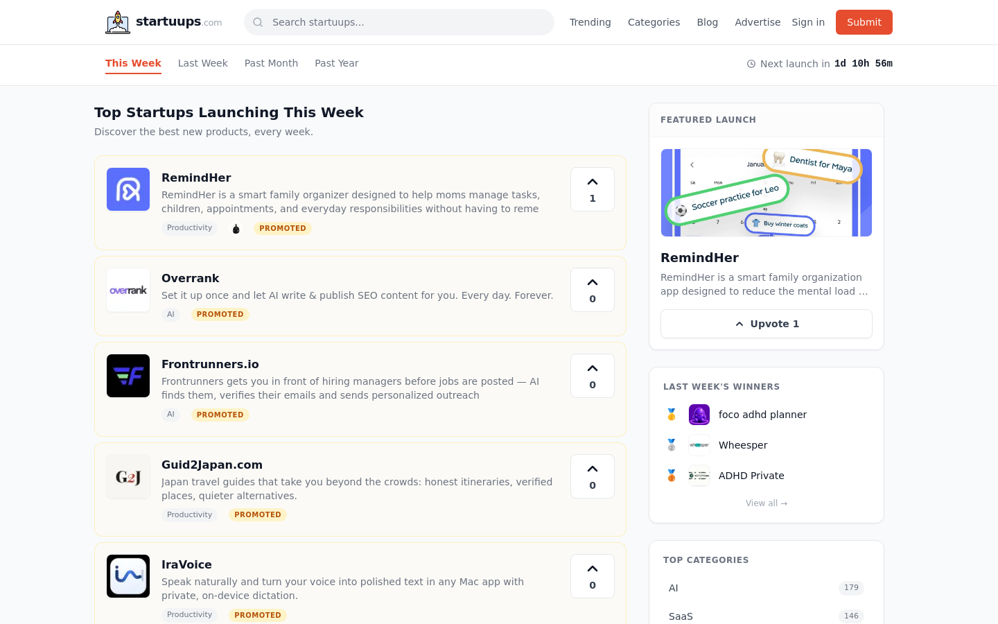 Captured Homepage / Lander