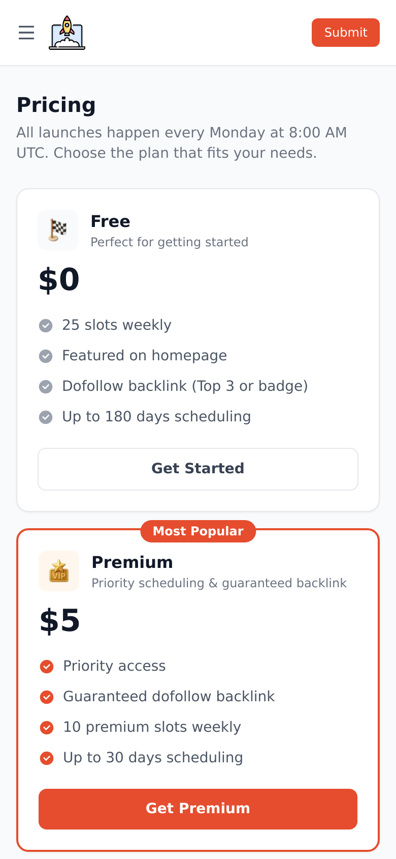 Pricing
