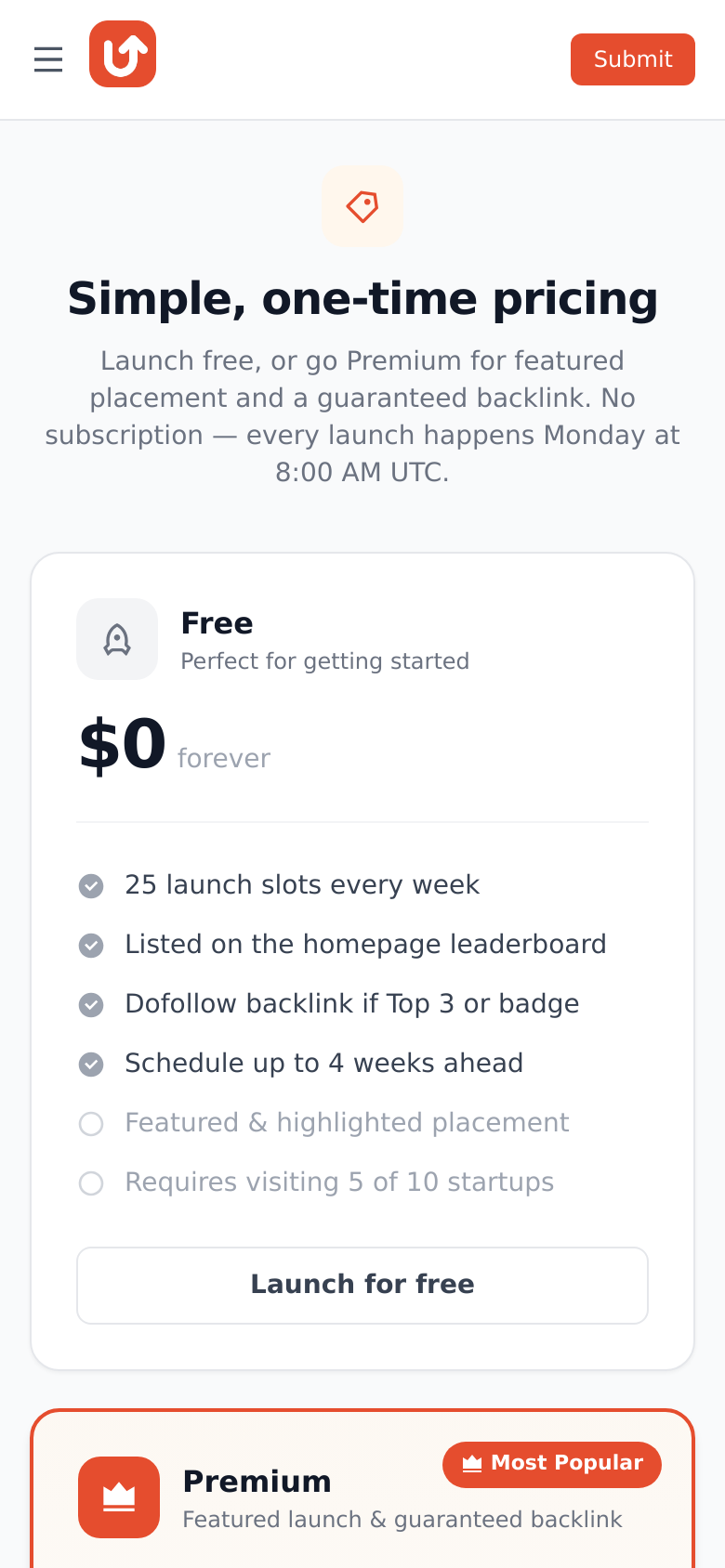 Pricing