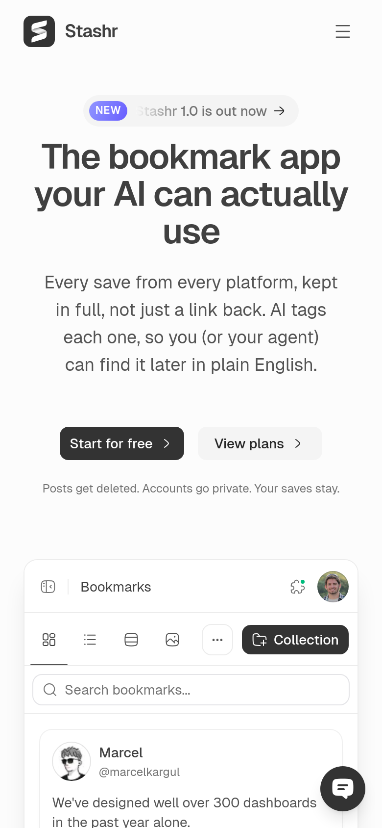 Homepage / Lander