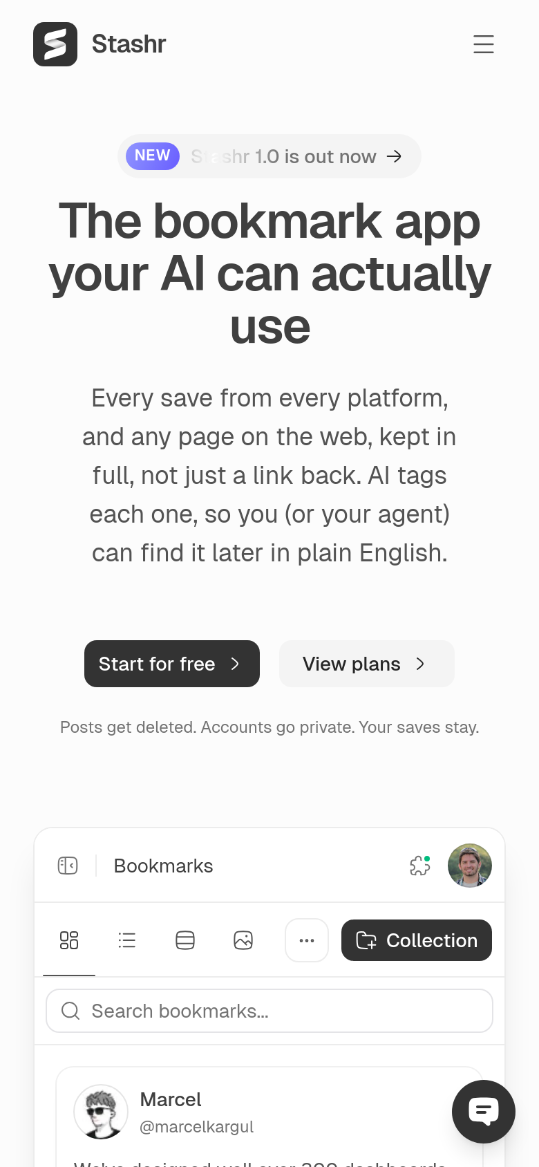 Homepage / Lander