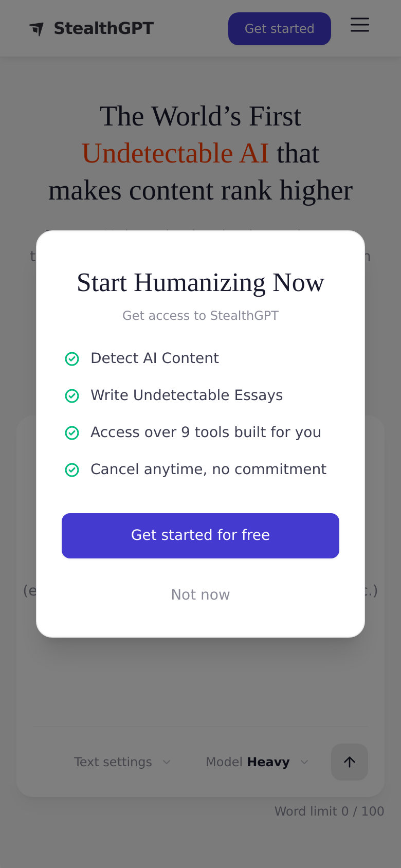Homepage / Lander