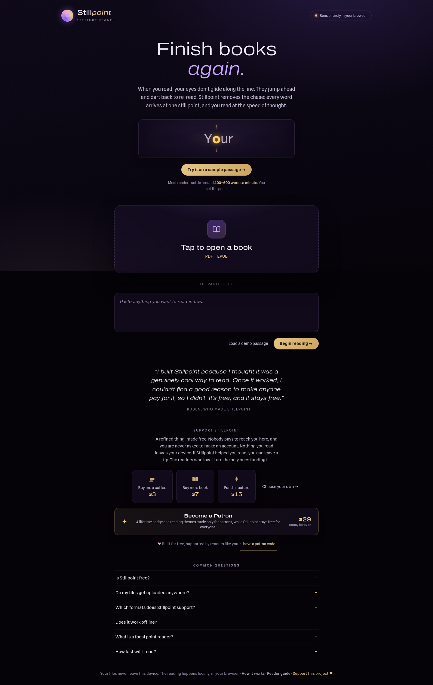 stillpointreader.com — 