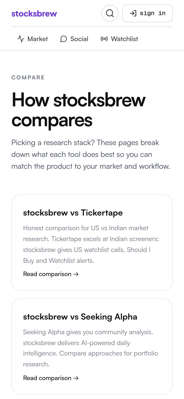 Compare