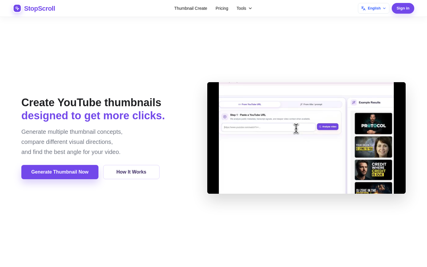 Captured Homepage / Lander