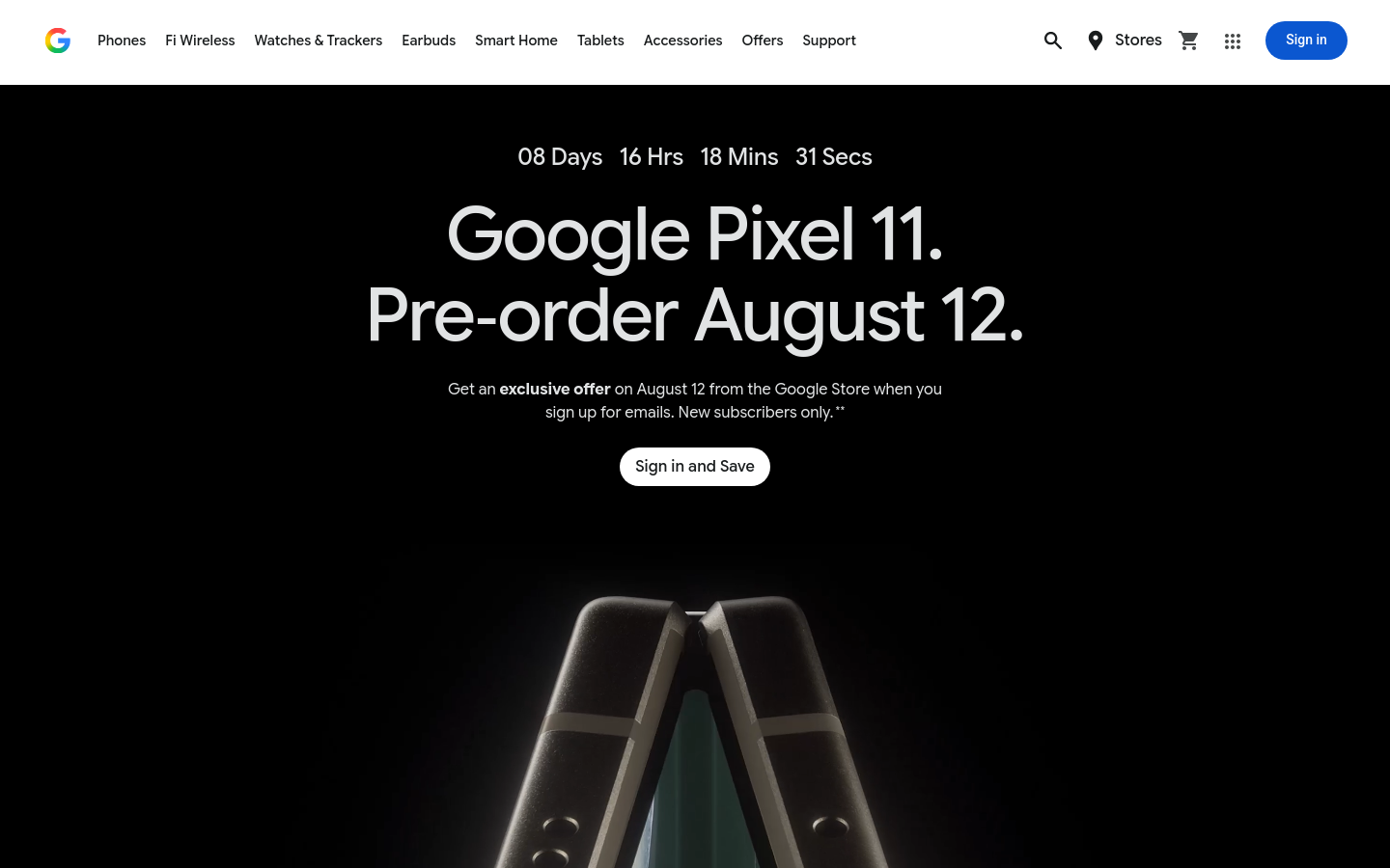 Captured Homepage / Lander