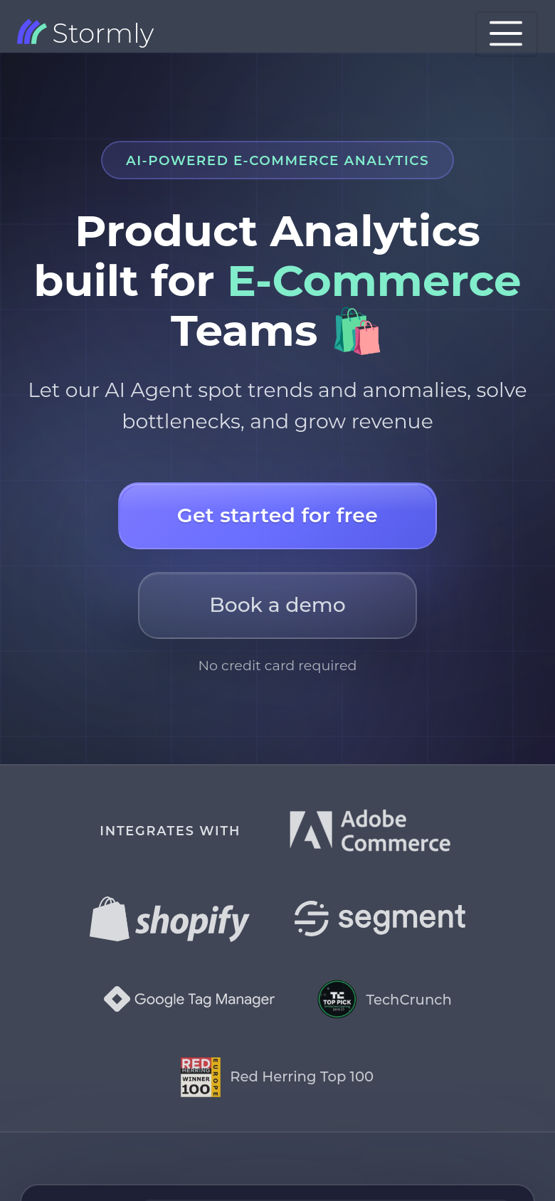 Homepage / Lander
