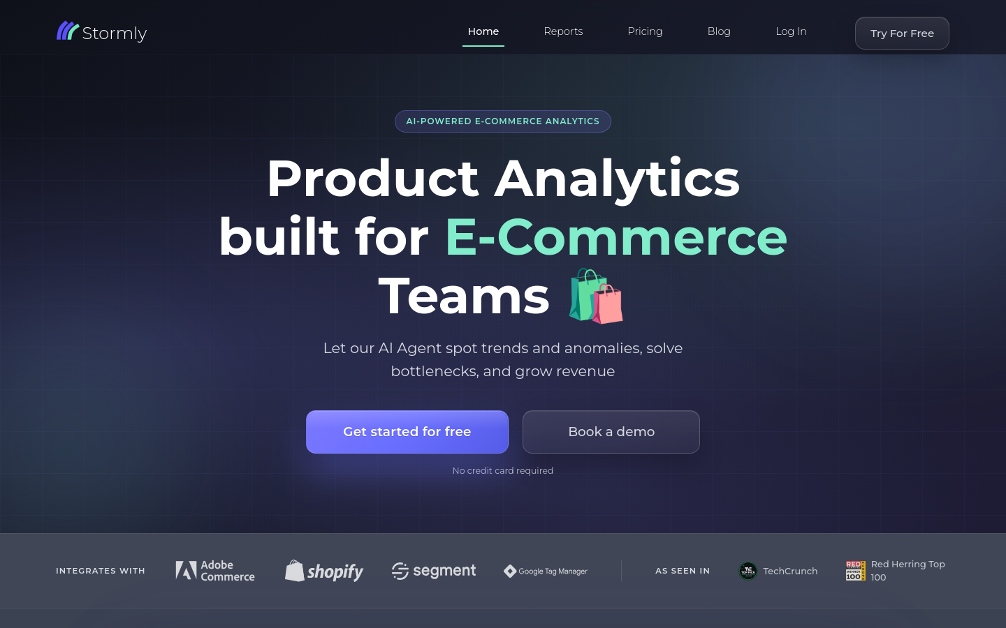 Captured Homepage / Lander
