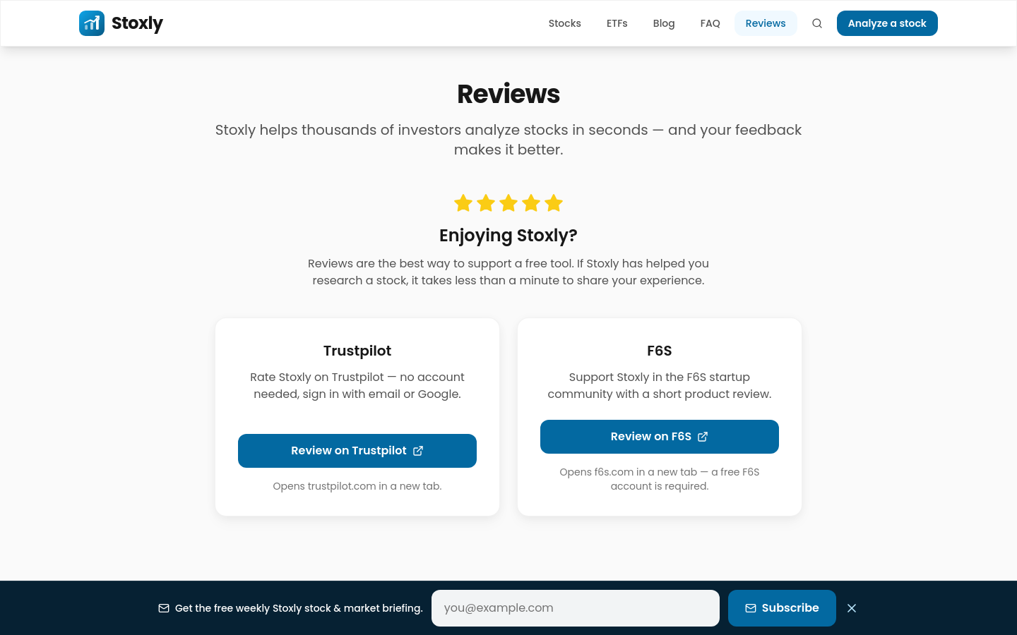 Reviews