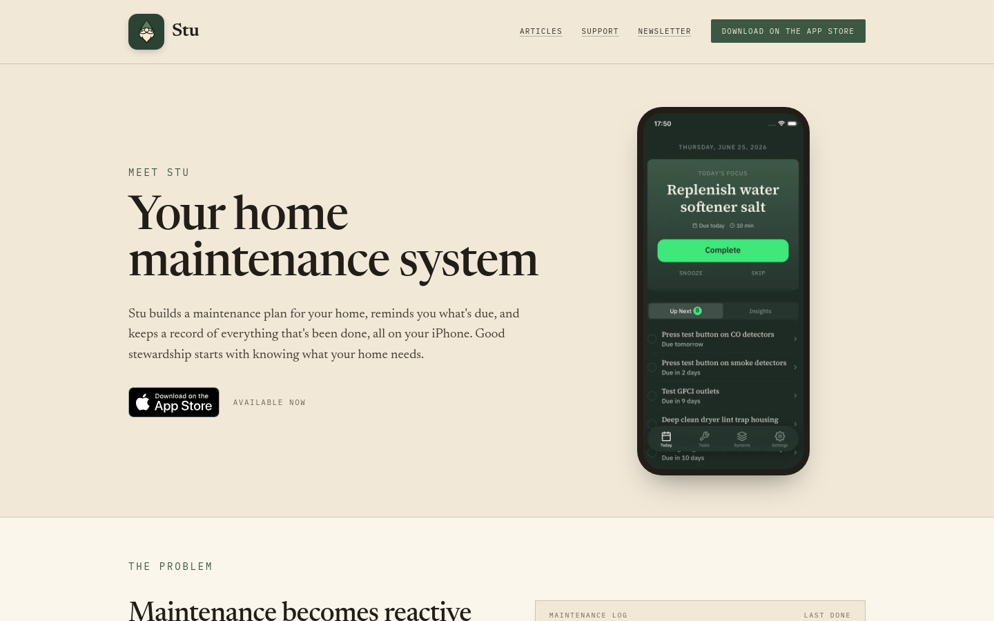 Captured Homepage / Lander