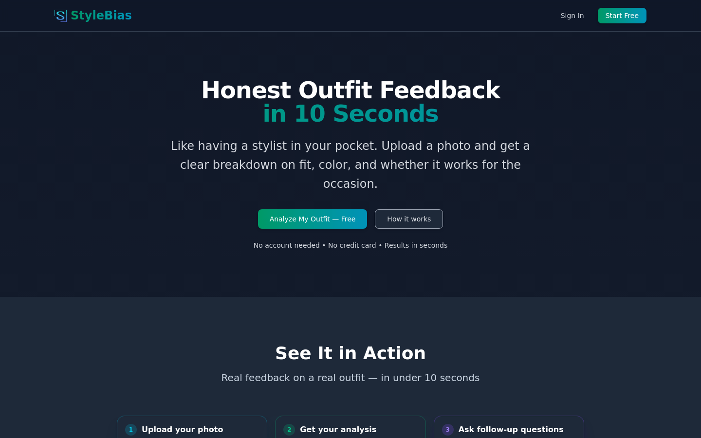 Captured Homepage / Lander