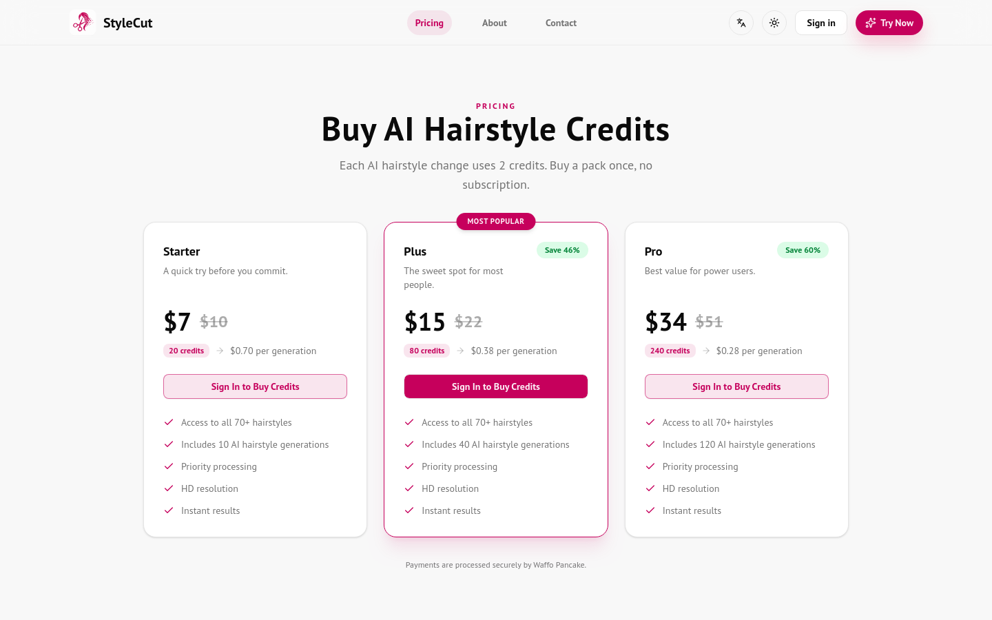 Pricing