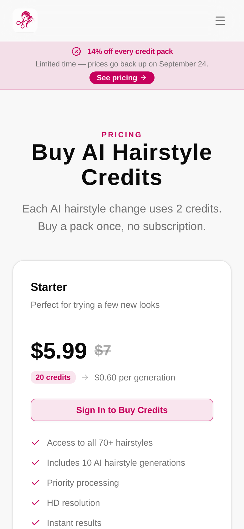 Pricing