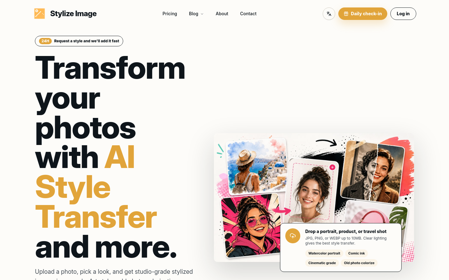 Captured Homepage / Lander