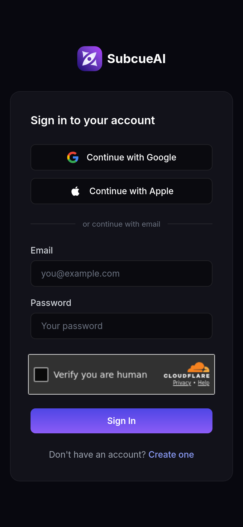 Login