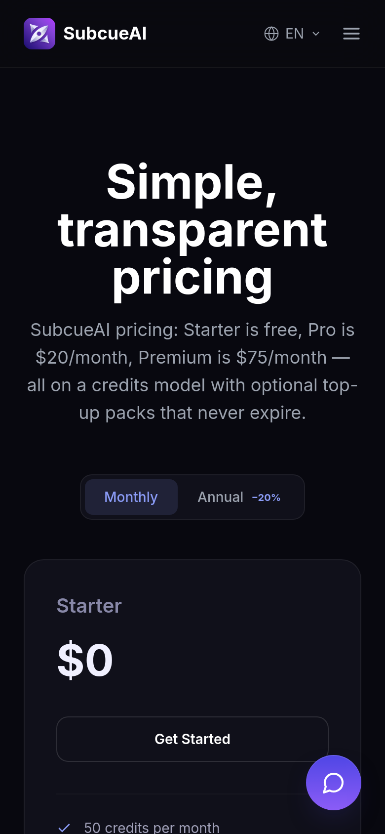 Pricing