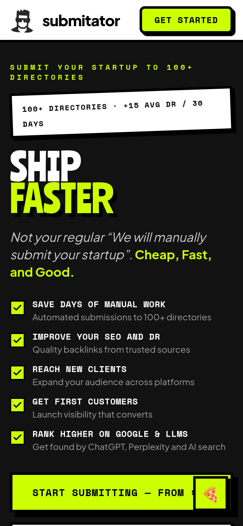 Homepage / Lander