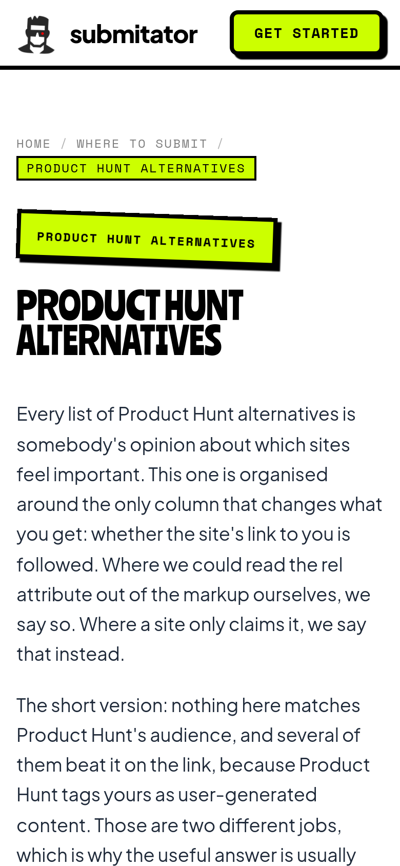 Product Hunt Alternatives