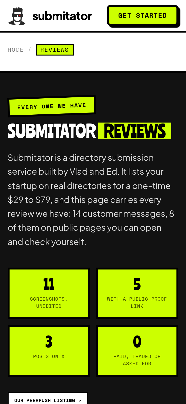 Reviews