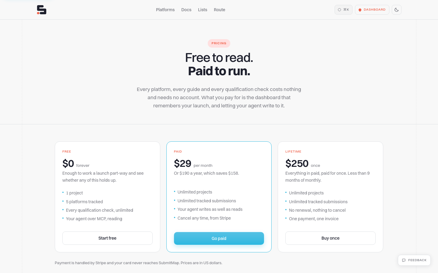 Pricing
