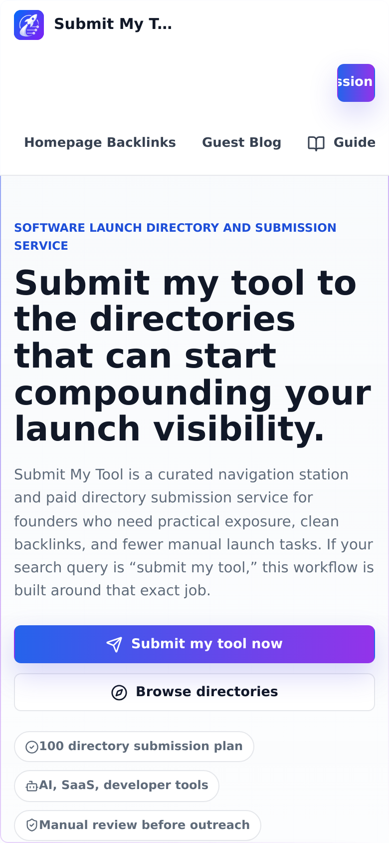 Homepage / Lander