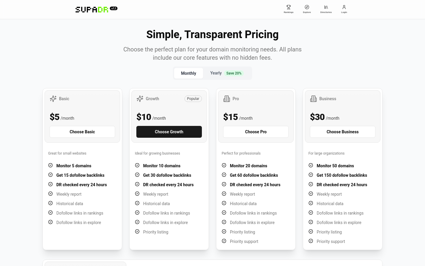 Pricing