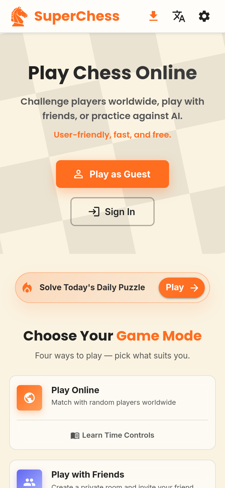 Homepage / Lander