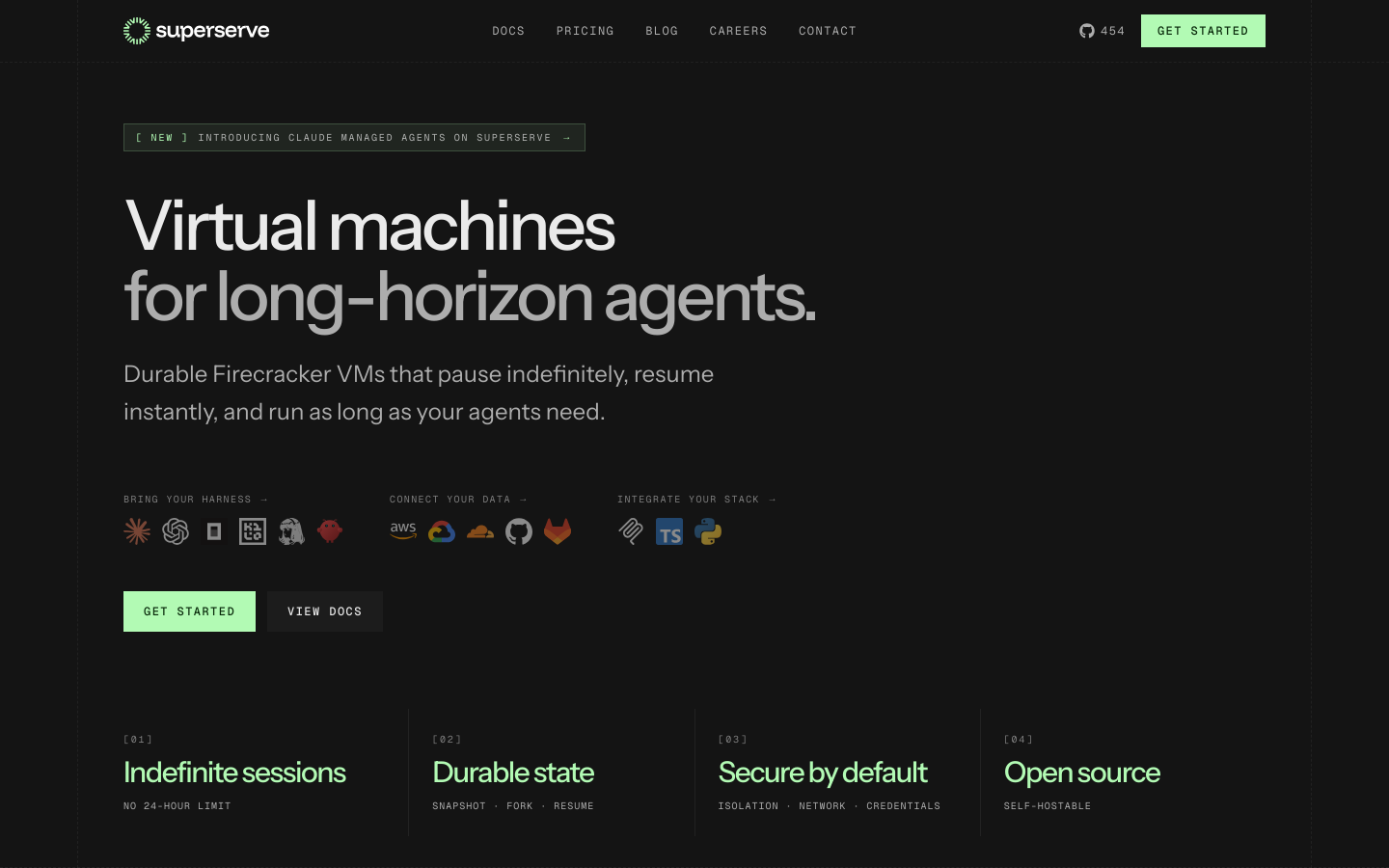 Captured Homepage / Lander
