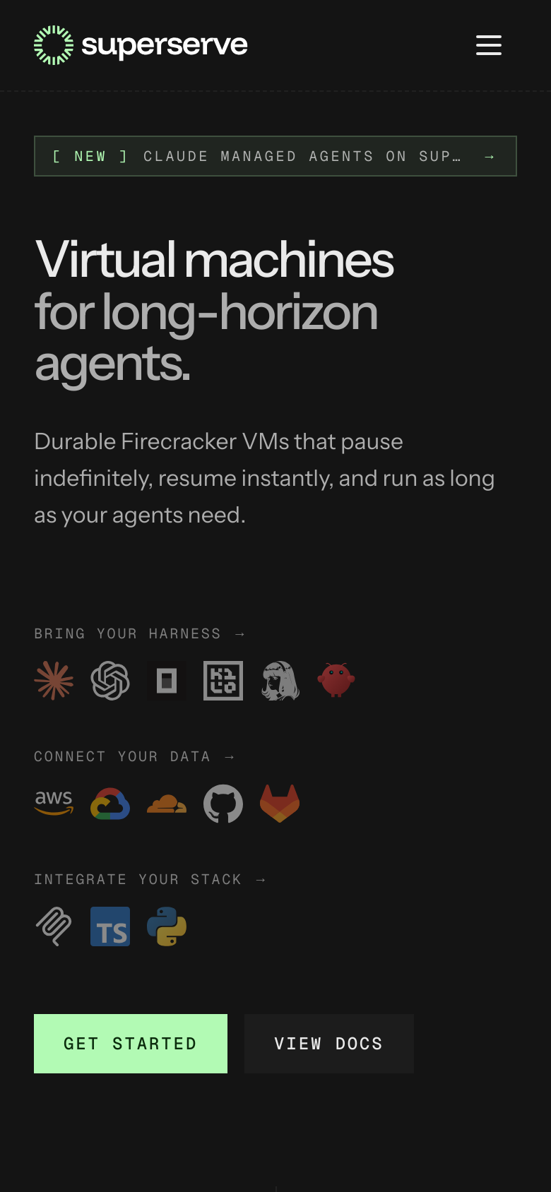 Homepage / Lander