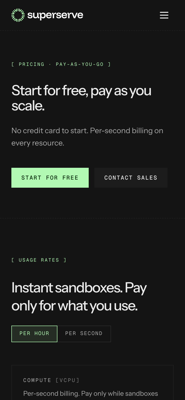 Pricing