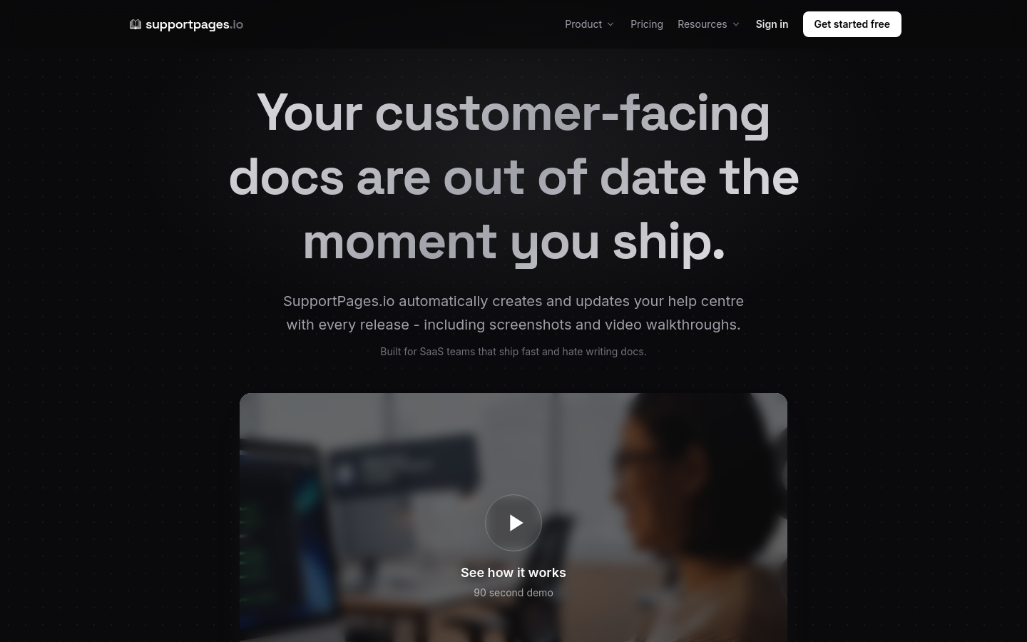 Captured Homepage / Lander