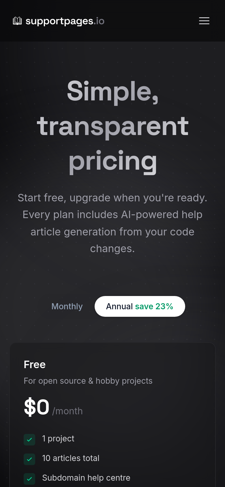 Pricing