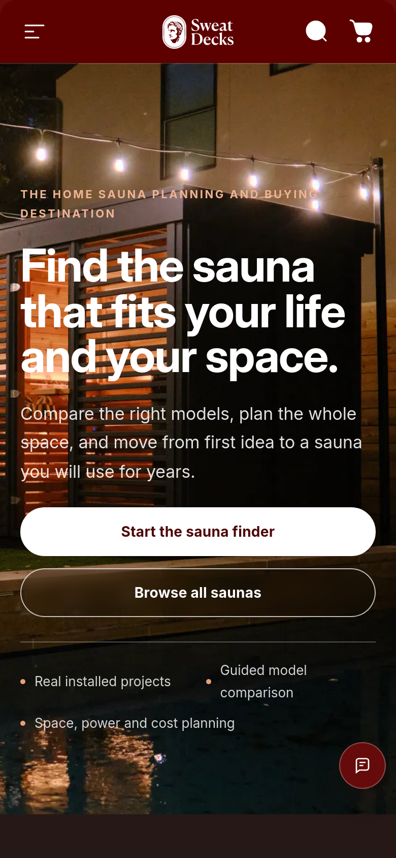 Homepage / Lander
